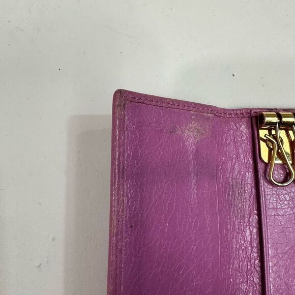 Balenciaga Osaka Pink Leather 6 Ring Key Holder - Picture 8 of 10